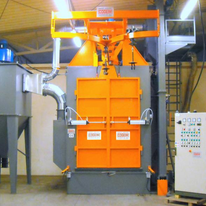 Industry Cleaning Equipment And Other Industrial Cleaning Double Hanger Type Shot Blasting Machine