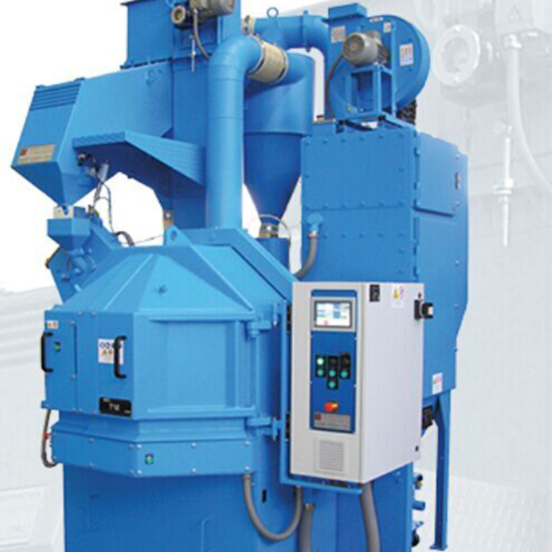 China Series Alloy Wheel Shot Blasting Machine Rotary Table Shot Blast Machine With Cleans Metal Surfaces