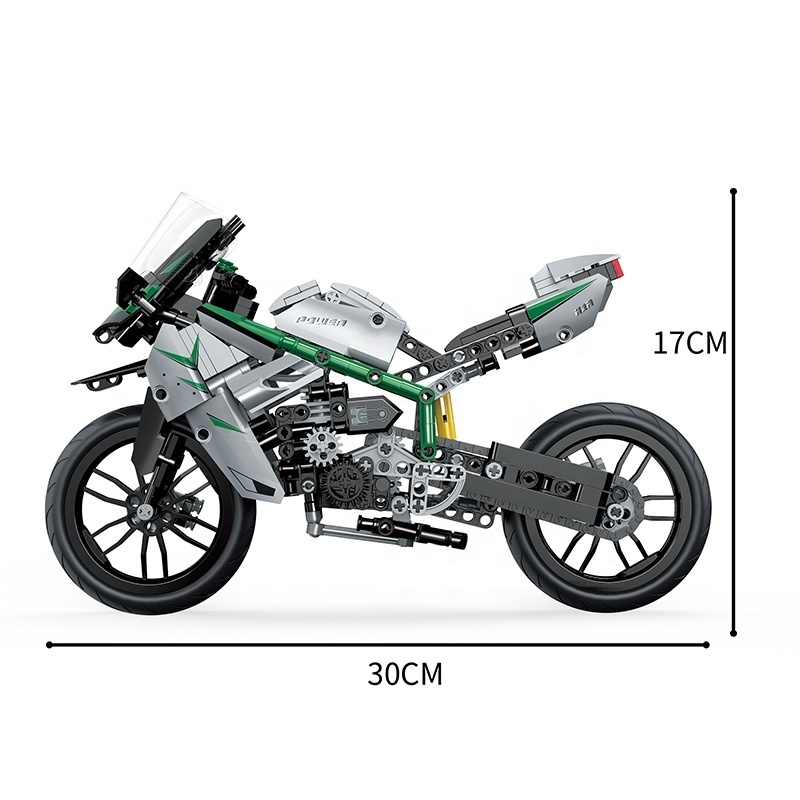 COGO Technic Assemble Toy Educational Kid Building Block Motorcycle Kids Assemble Build Block Toys