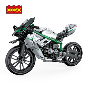 COGO Technic Assemble Toy Educational Kid Building Block Motorcycle Kids Assemble Build Block Toys