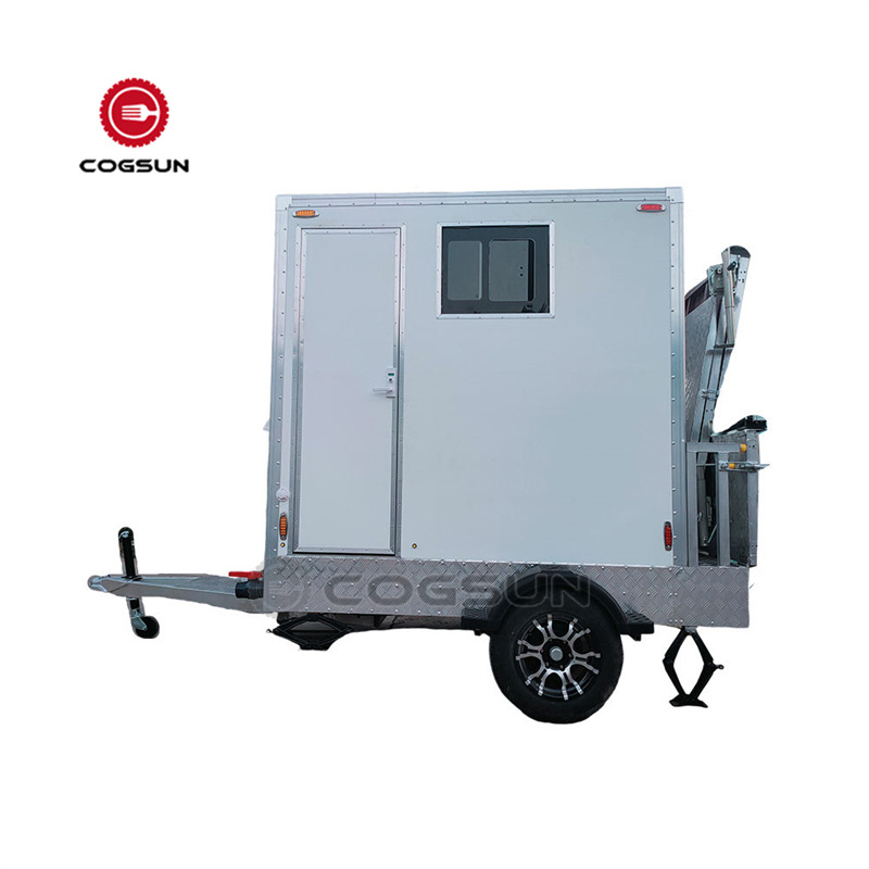 House Cabin Restroom Trailer Outdoor Camp Porta Potty Custom Movable Mobile Portable Home with Toilets 4 Wheel Wooden Case