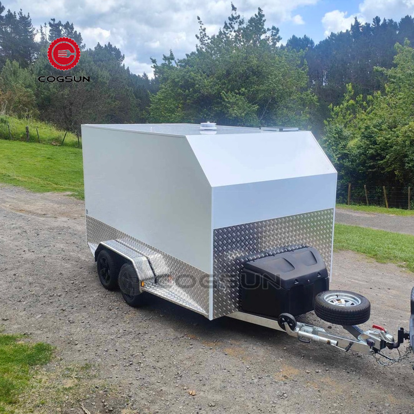 Fashional Street Sale Fully Equipment Pets Mobile Dog Washing Grooming Multifunction Trailer