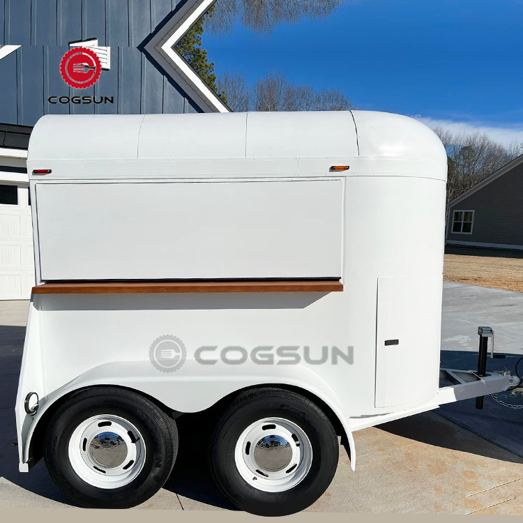 Cogsun Food Truck Mobile Bar Kitchen Ice Cream Cart Customized Mobile Restaurant Turkey Products Stainless Steel Mini Restaurant