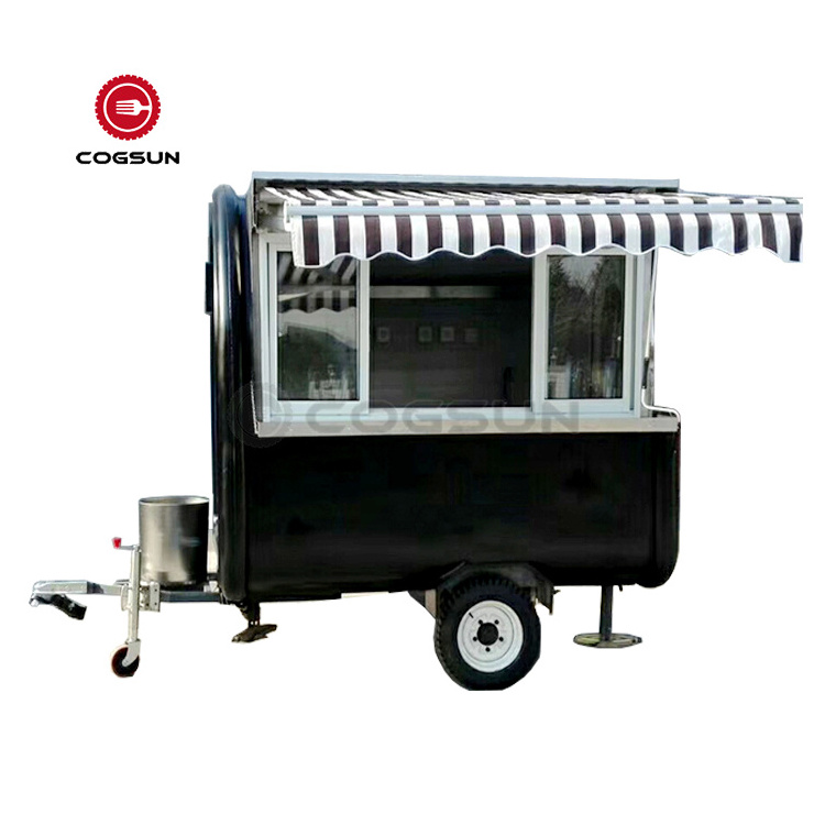 Factory Price Burger Van Dining Car Food Trucks Fast Food Mobile Cart Kiosk Fast Food Trailer