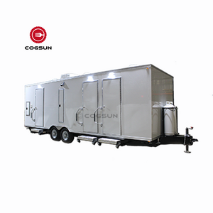 2023 Luxury Mobile Portable Bathroom Cabin Restroom Portable Shower Trailer For Sale