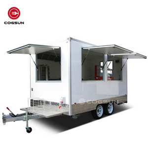 Outdoor Mobile Food Trailer Street Mobile Food Cart China Factory Mobile Food Truck For Sale