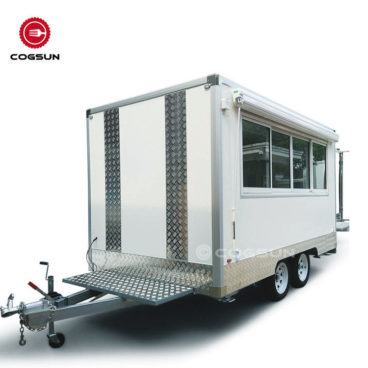 Outdoor Mobile Food Trailer Street Mobile Food Cart China Factory Mobile Food Truck For Sale