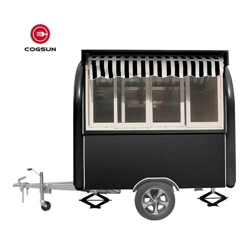 Factory Price Burger Van Dining Car Food Trucks Fast Food Mobile Cart Kiosk Fast Food Trailer