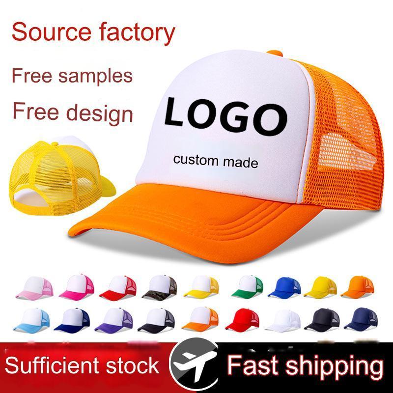 Men's Women's Custom Logo Baseball Hats Pure Cotton Sun Hat with Dot Pattern Waterproof Breathable Peaked Cap Outdoor Travel