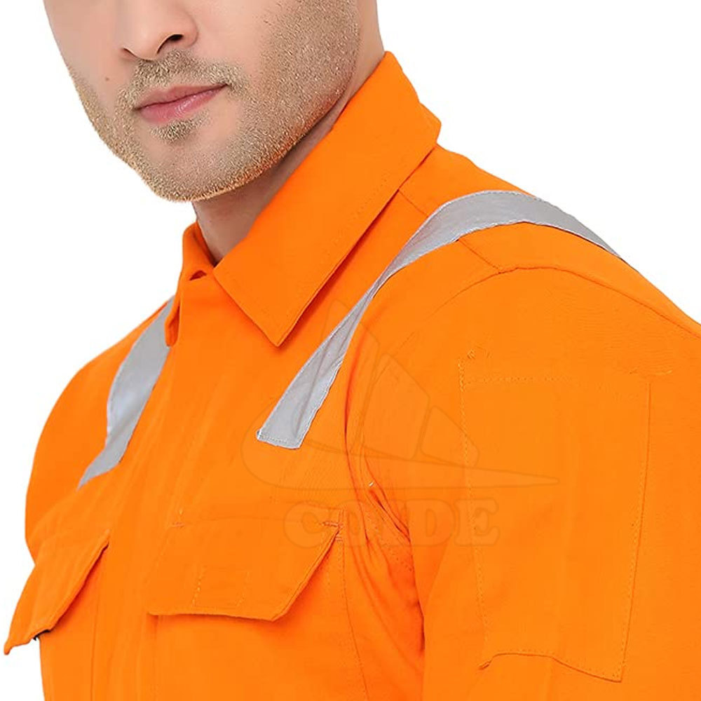 Top Selling Coverall Safety Clothing Custom Made Workwear Reflective Safety Coverall