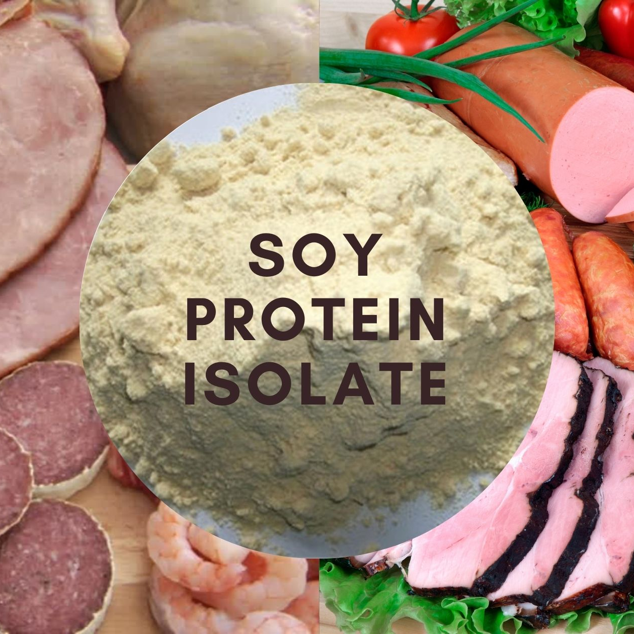 Good Price Organic Food Grade Processed Meat Industry Using 90% Isolated Soy Protein Powder