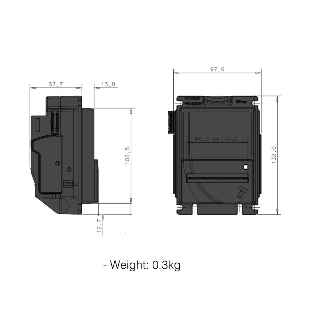 Light Weight BV20 Bill Acceptor for Vending Machine