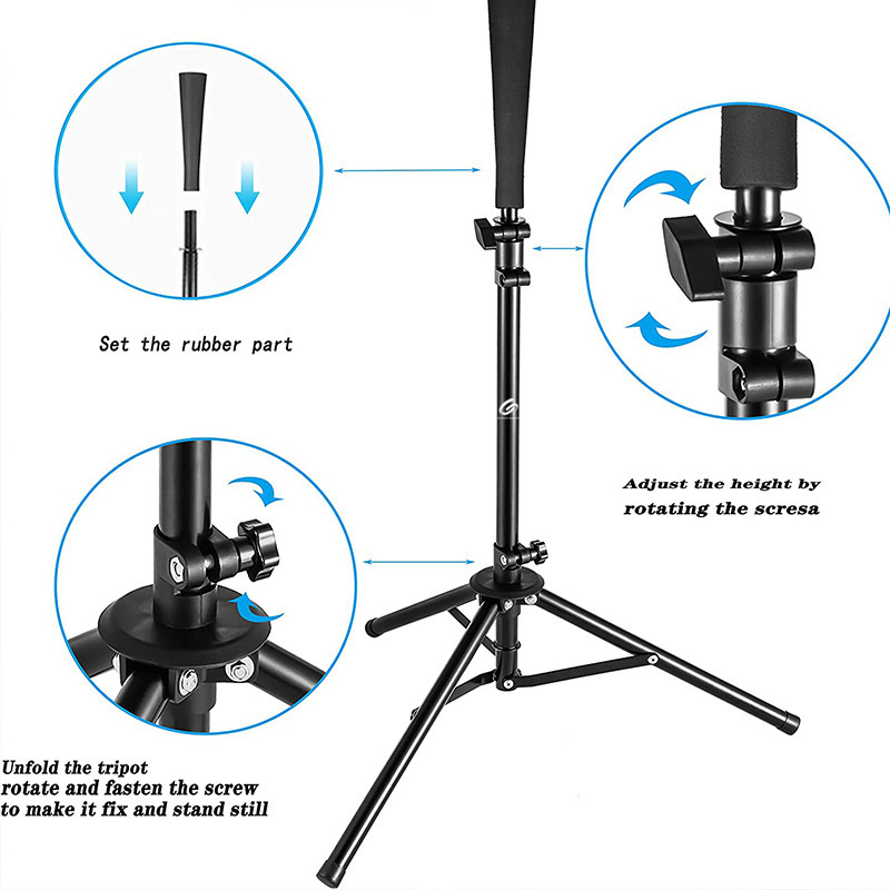 Hot Sale Baseball Training Equipment Portable Baseball Hit Swing Trainer With Stand