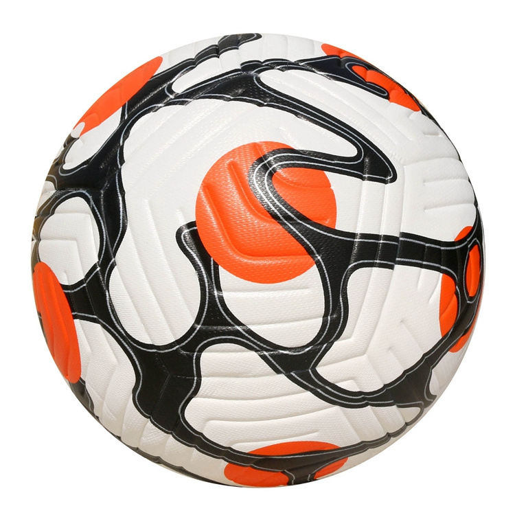 Factory Customized High Quality School Academy Match Training Pu Football Ball Soccer Balls Size 5