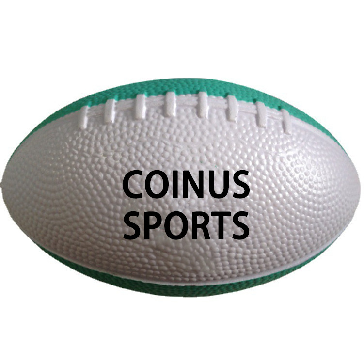 Granule American Football Stress Relief Anti Stress Toy Ball 5inch Pu Foam Custom Logo Adult Kid Mini Sports Toys