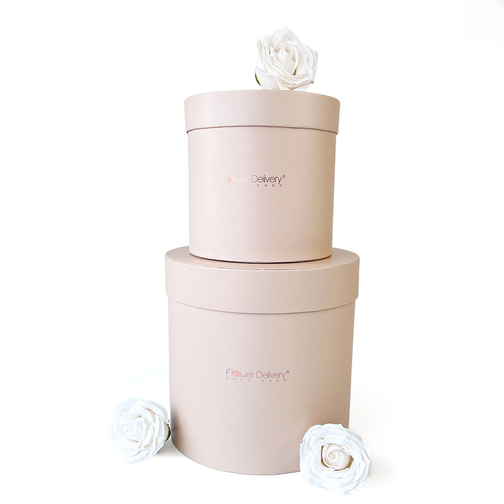 New Year Hot sale Valentines Decorative Packaging Gift Box Round Flower Box