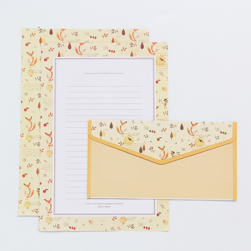 Popular mini greeting card envelopes wholesale western-style membership card invitation triangle glue colored envelopes