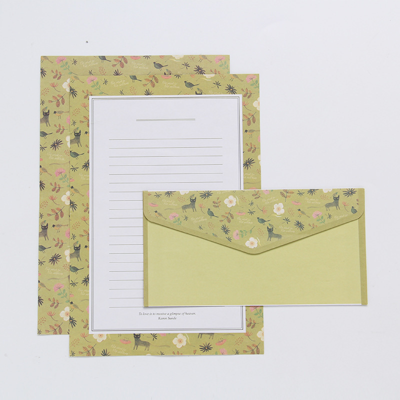 Popular mini greeting card envelopes wholesale western-style membership card invitation triangle glue colored envelopes