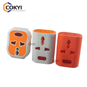 Russia Eu to Worldwide 224+ Countries Portable Universal Multi Plug Travel Adapter 2500w 16A