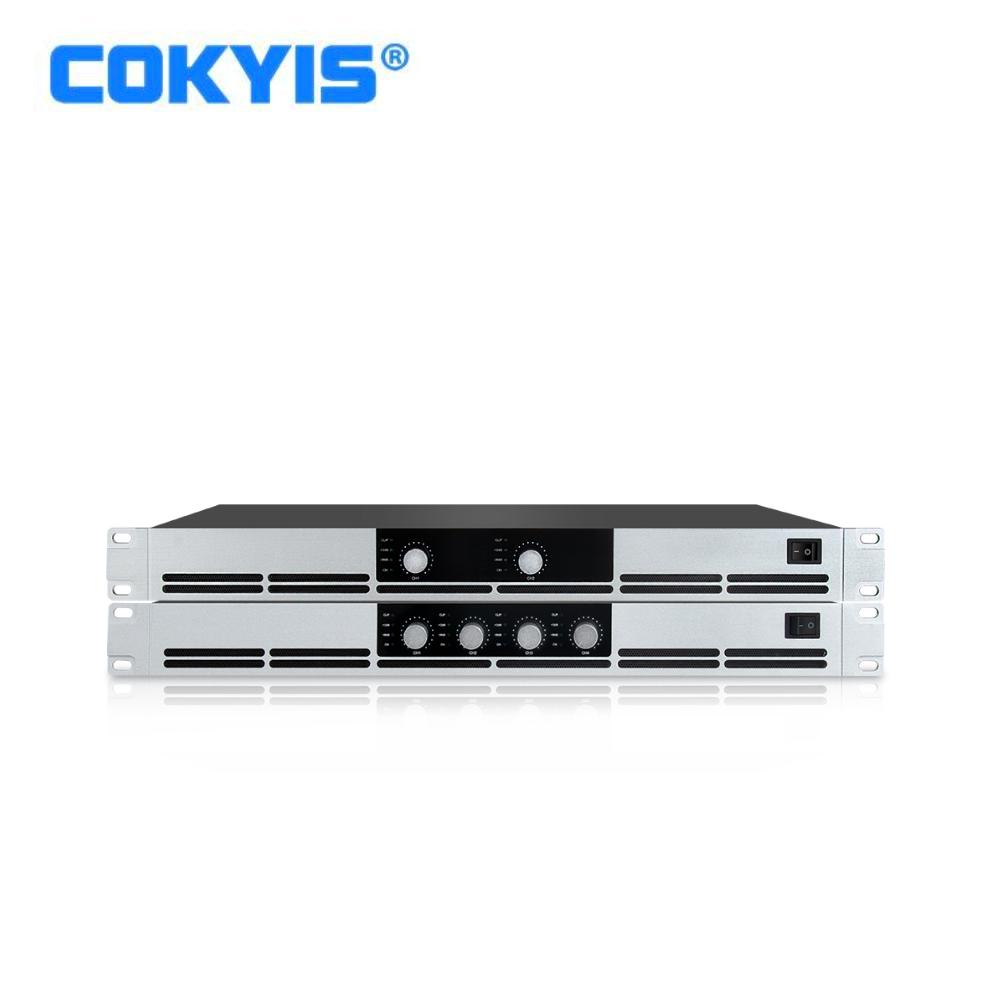 COKYIS Factory price Class G Digital Power Amplifier Professional 2/4 Channel Power Amplifier/1500W Power/1U Size