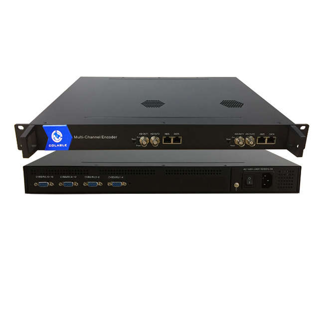 Cable tv digital headend encoder Mpeg2/H.264  32cvbs video  to ip  converter tv  encoder COL5116A