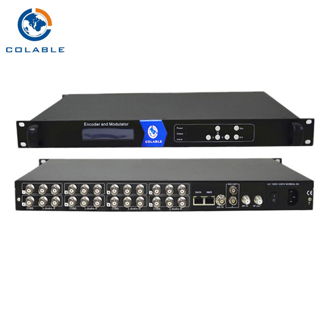 High performance Cable tv digital encoder modulator DVB-C QAM COL5011U-8CC