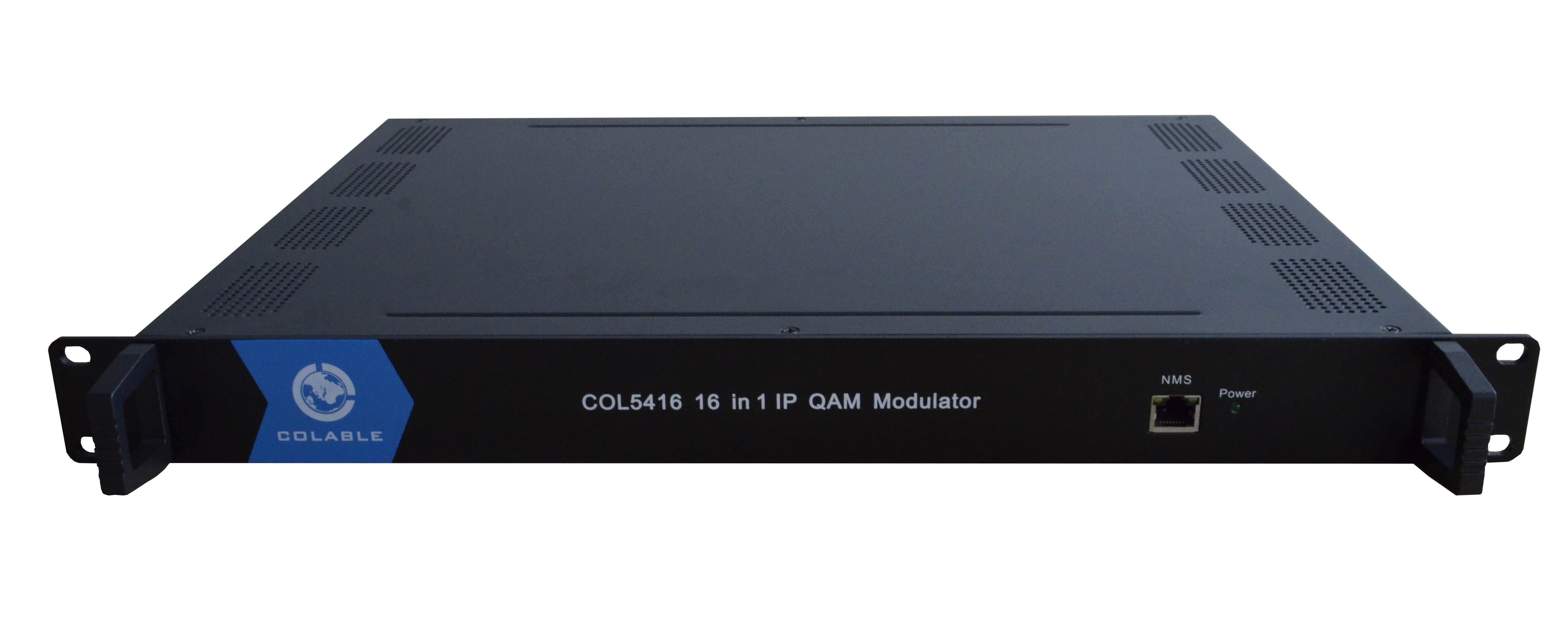 Digital cable tv system IP QAM modulator 16 channels with multiplexer scrambler COL5416