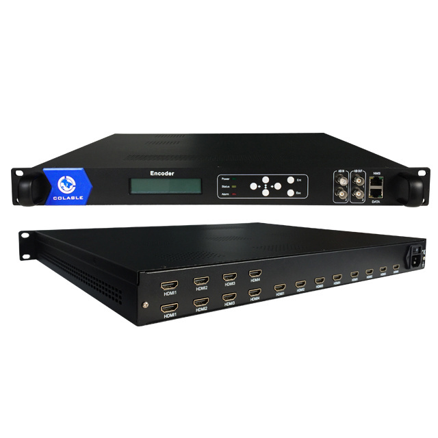 Cabecera IPTV 24 channels HD IPTV UDP RTP Multicast MPEG4 H.264 IP Video Encoder COL5011F