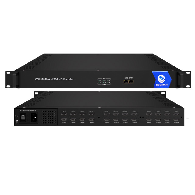 IPTV Streaming Server System HD H.264 IPTV Live Streaming IP Video Encoder COL5181HA