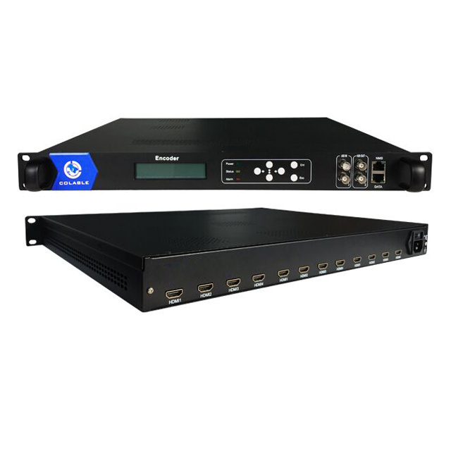 Cabecera IPTV 24 channels HD IPTV UDP RTP Multicast MPEG4 H.264 IP Video Encoder COL5011F