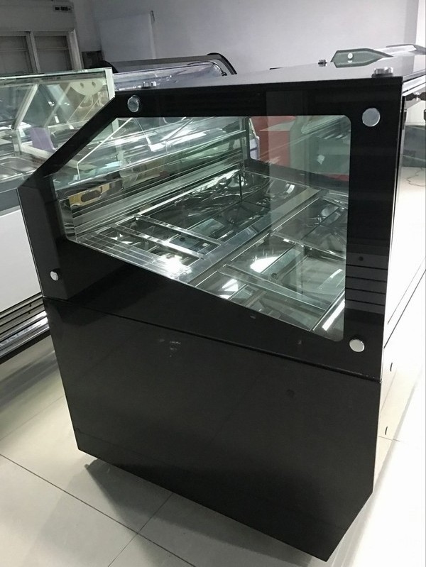 Display freezer cabinet gelato showcase freezing ice cream refrigerator single temperature horizontal case