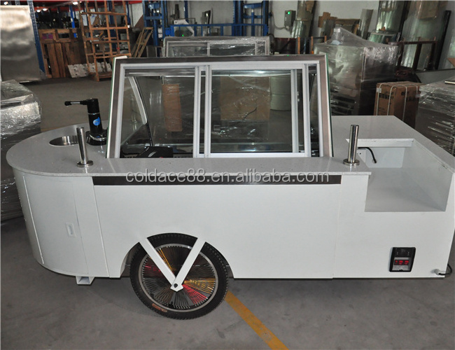 Hot Sale Used In Food Cart /Trailer/Truck Soft Ice Cream Freezer