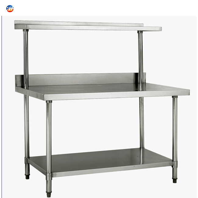 Workbench stainless steel three layers work table Sold On /Kitchen equipment