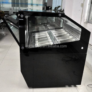 Display freezer cabinet gelato showcase freezing ice cream refrigerator single temperature horizontal case