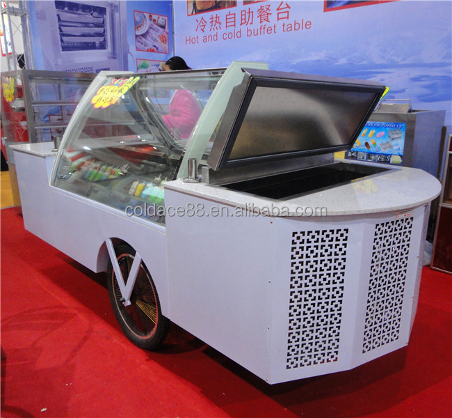 Hot Sale Used In Food Cart /Trailer/Truck Soft Ice Cream Freezer