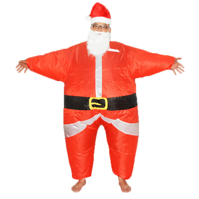 Christmas Party Santa Claus inflatable costume Santa Claus inflatable costume suit cosplay funny party event dance props