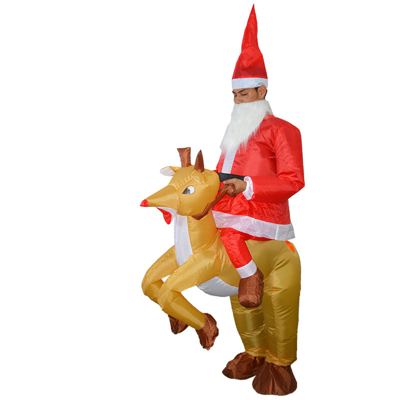 Christmas Party Santa Claus inflatable costume Santa Claus inflatable costume suit cosplay funny party event dance props