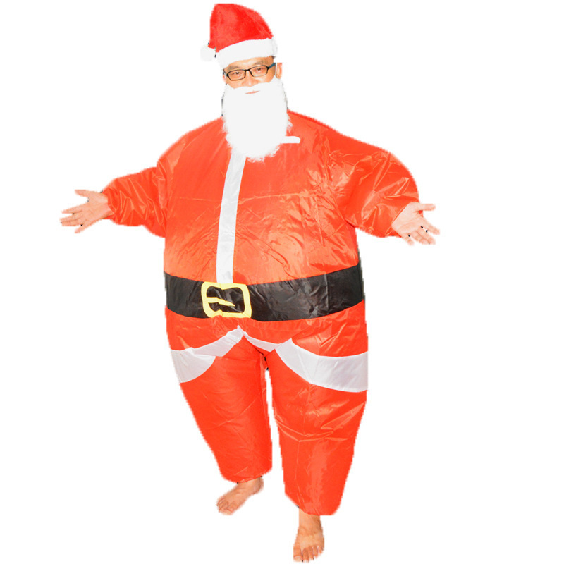 Christmas Party Santa Claus inflatable costume Santa Claus inflatable costume suit cosplay funny party event dance props