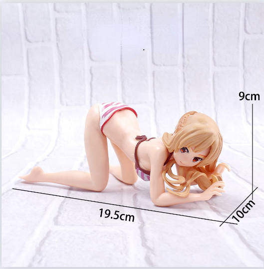 Yuuki Asuna Garage Kit Sword Art Online Anime mobile phone stand lying posture beautiful girl Hand run animation model