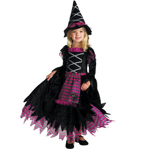 Halloween Black Little Witch Children Costume Prom Little Witch Cosplay Witch Costume