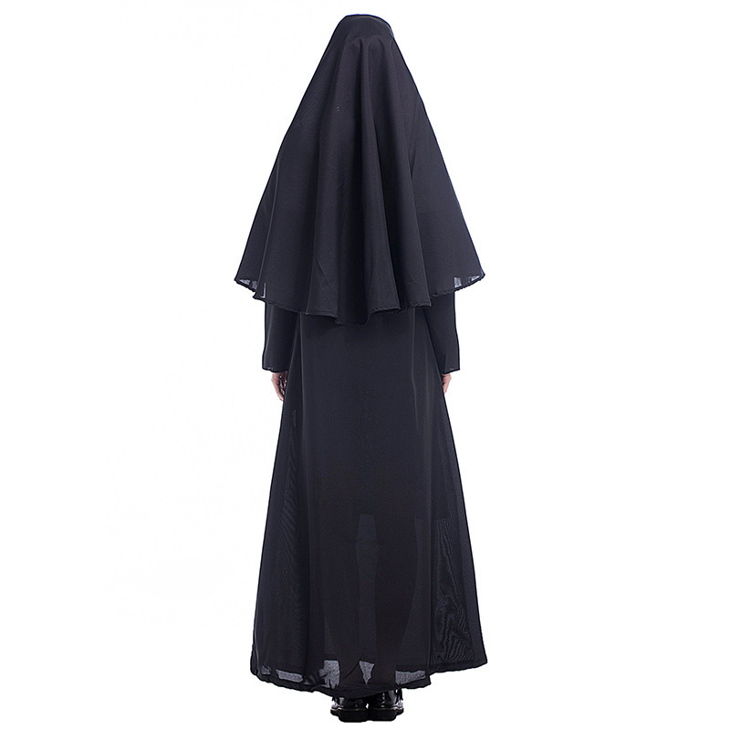 Halloween Jesus Christ Missionary Minister Priest Nun Virgin Mary Cosplay Costume For Women