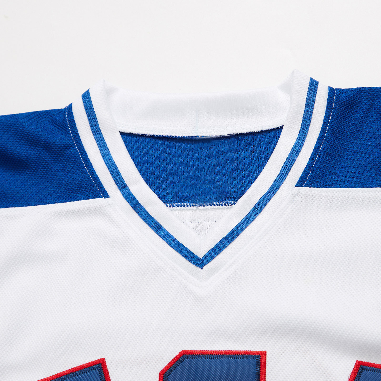 Wholesale Custom Design Team League Lace-up Tackle Twill 100% Polyester Hockey Jersey