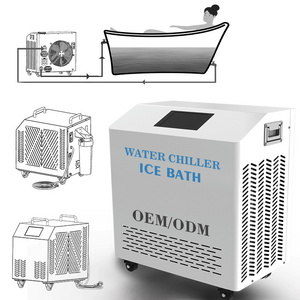 New Athletic Recovery Water Chiller Ice Bath Machine Sport Recovery Equipment for Hotels Water-Cooled PLC & Pump Components