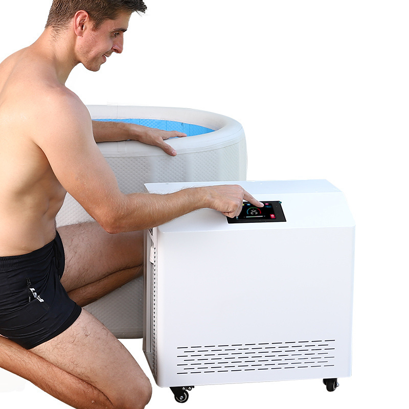 Cold Plunge 1/2hp  3/4hp 1hp 2hp With Chiller Portable Ozone Water Chiller Ice Bath