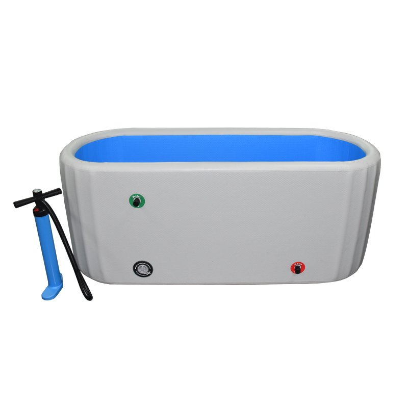 Customized Size Water Chiller Ice Bath Drop Stitch Ice Barrel Bath Inflatable Ice Bath tub