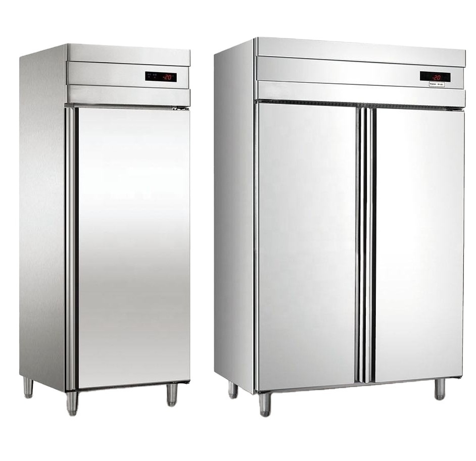 One Door Freezer/Stainless Steel Commercial Refrigerator/Hotel Kitchen Refrigeration Equipment