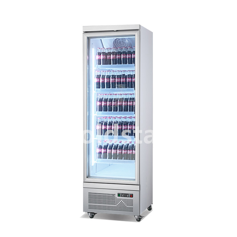 Mini Market 1 Door 400L Glass Fridge Showcase