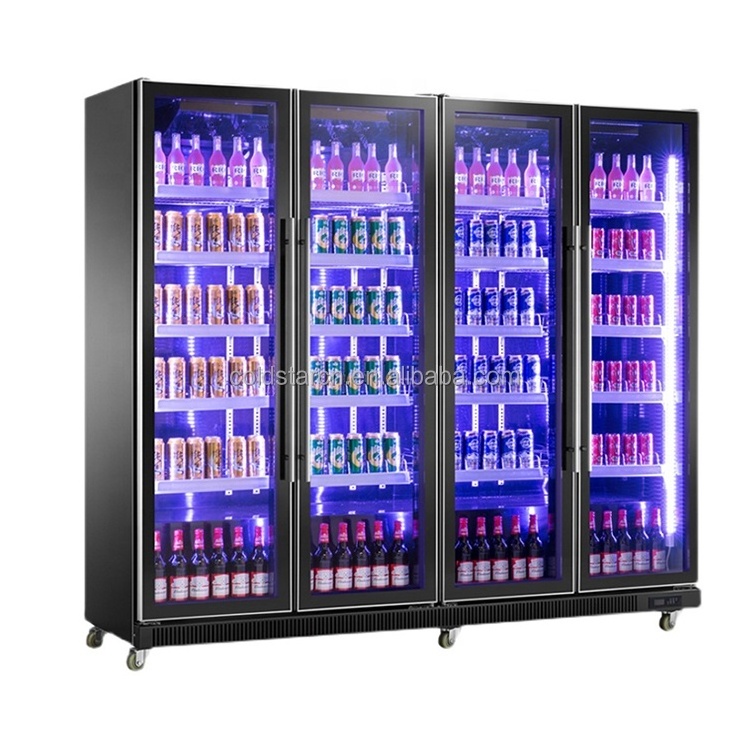 Commercial Lg Refrigerator 4 Door Beverage Cooler Energy Drink Side By Side Refrigerator Flower Vitrine Vertical Bar Fridge