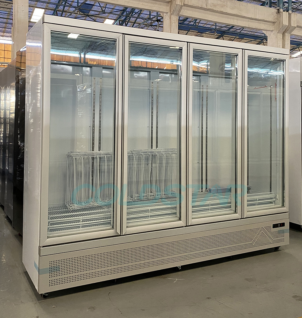 Commercial fridge market low temperature refrigeration equipment vertical refrigerator