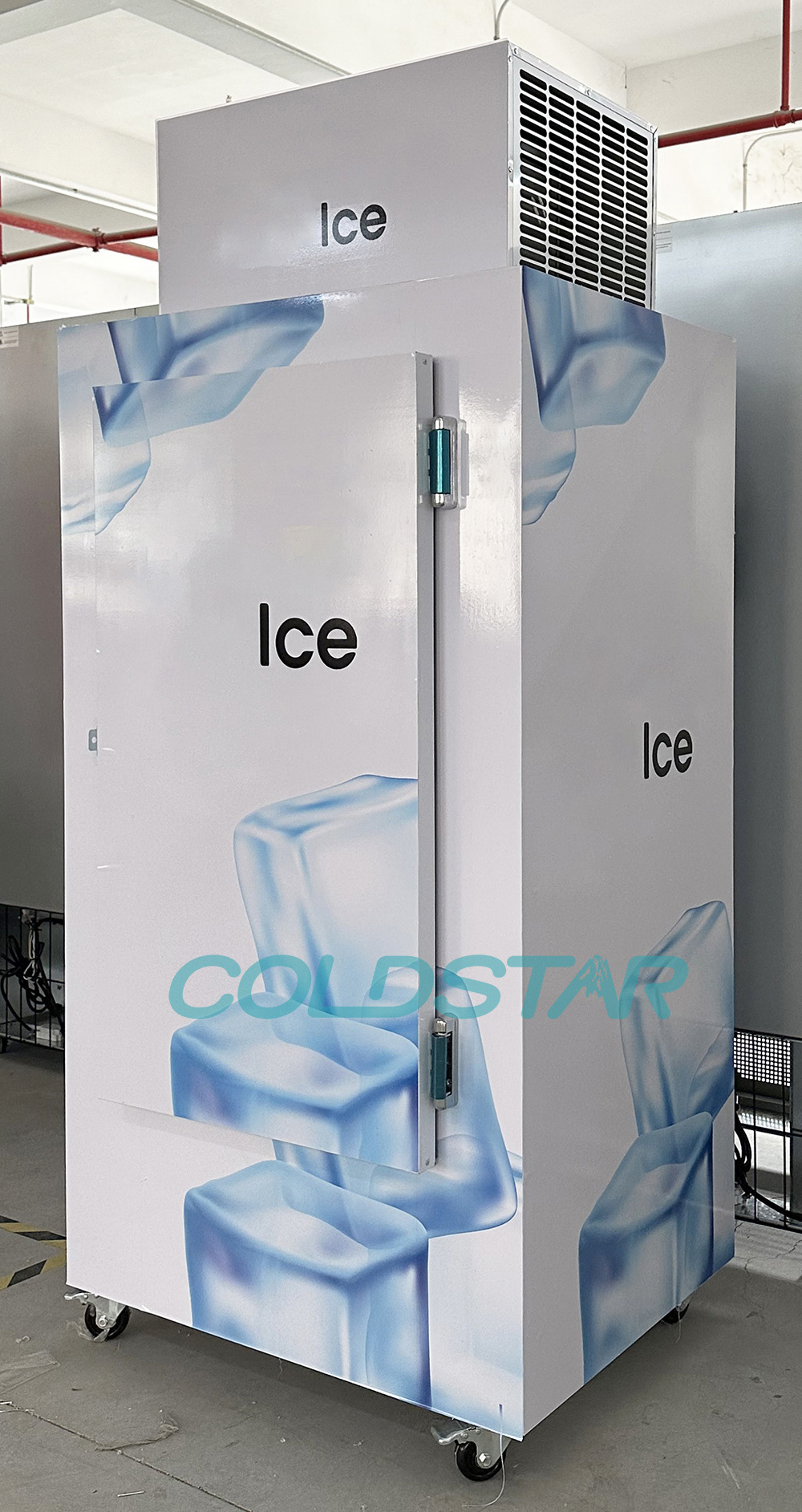 Solid Outdoor Used Ice Merchandiser/Ice Bagged Refrigerator Outdoor Ice Storage Bin Freezer For Sale